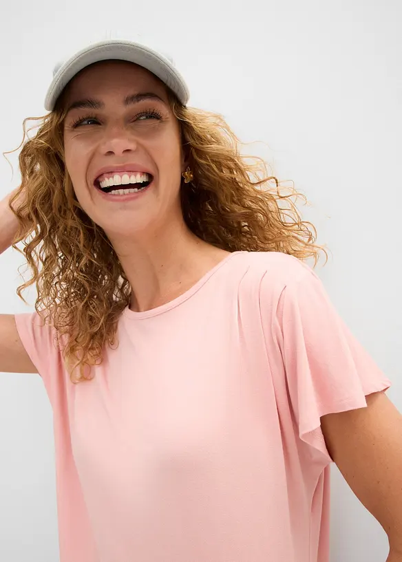 T-shirt con viscosa morbida, bonprix