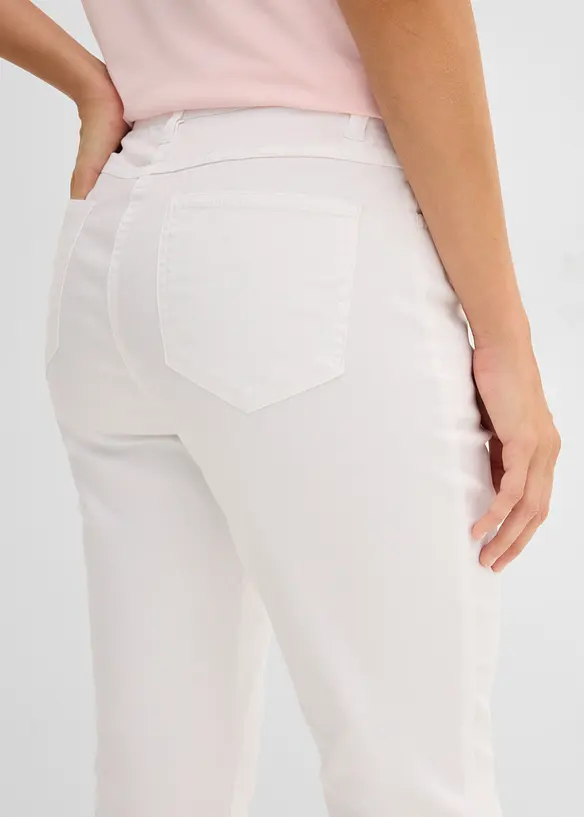 Jeans elasticizzati straight, vita media, bonprix