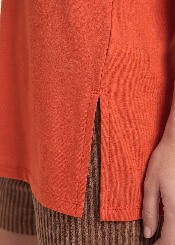 Maglia lunga in misto viscosa, bonprix