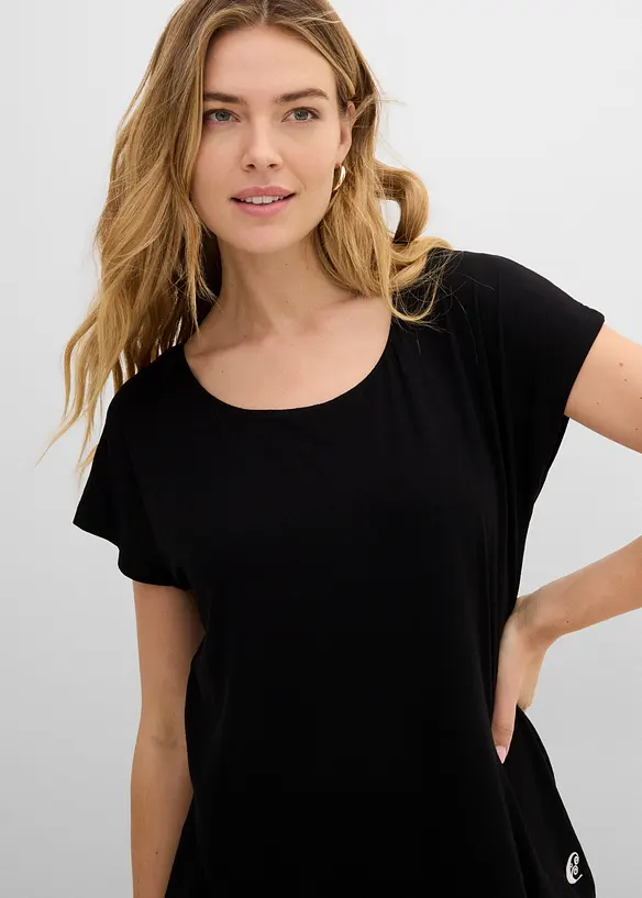 Maglia lunga in morbido misto viscosa, bonprix