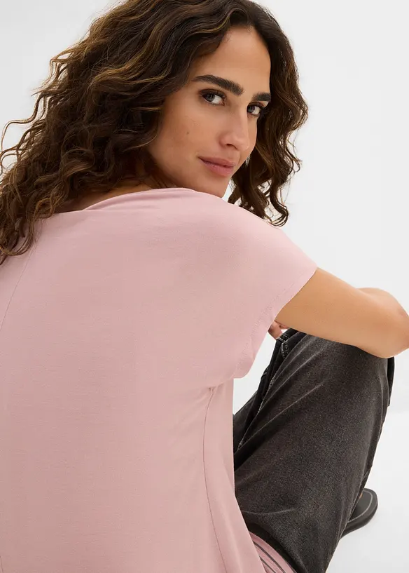 Maglia lunga in morbido misto viscosa, bonprix