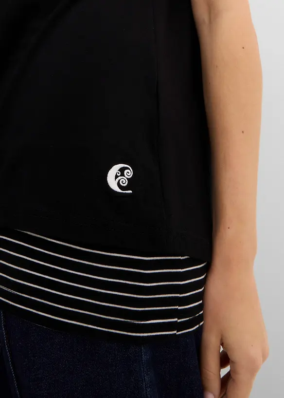 Maglia lunga in morbido misto viscosa, bonprix