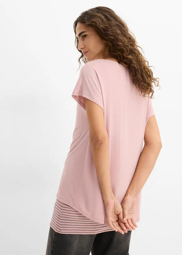 Maglia lunga in morbido misto viscosa, bonprix