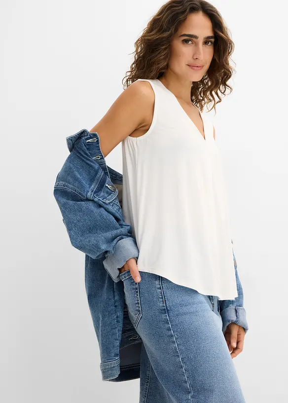 Top in misto viscosa morbido, bonprix