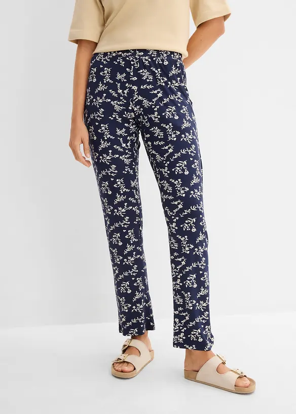 Pantaloni in jersey di misto viscosa, bonprix