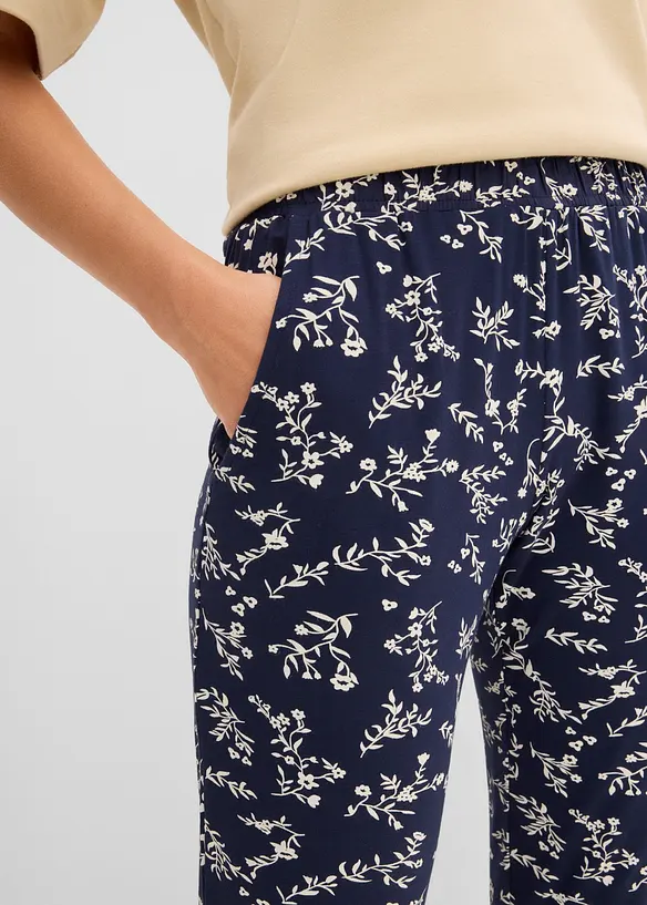 Pantaloni in jersey di misto viscosa, bonprix