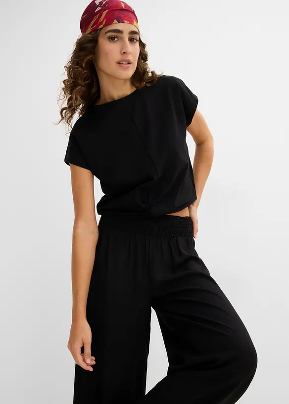 Pantaloni a palloncini in viscosa fluida, bonprix