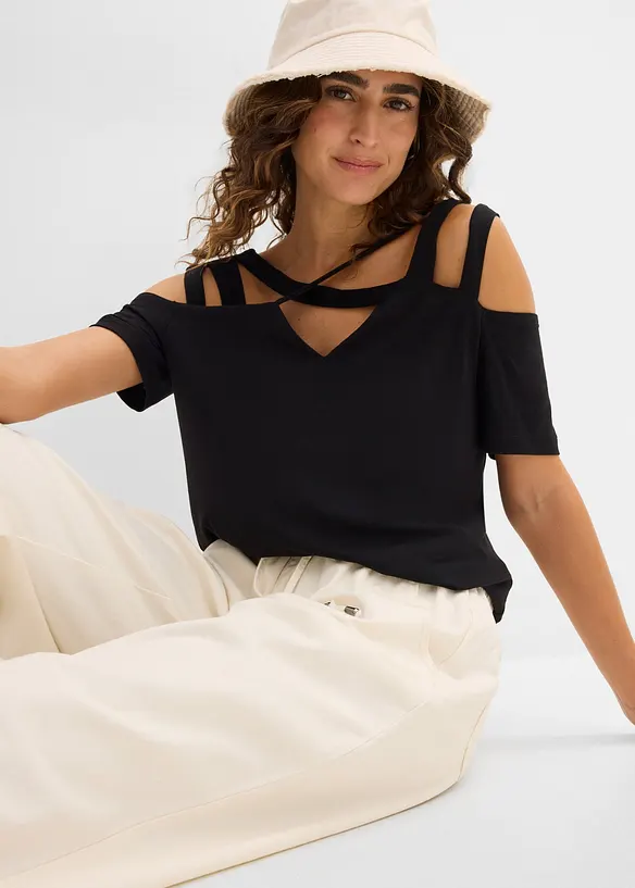 Maglia con cut-out, bonprix