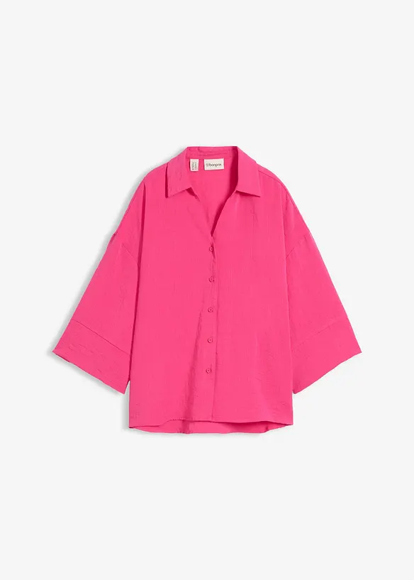 Camicetta oversize in misto viscosa, bonprix