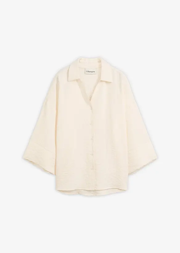 Camicetta oversize in misto viscosa, bonprix