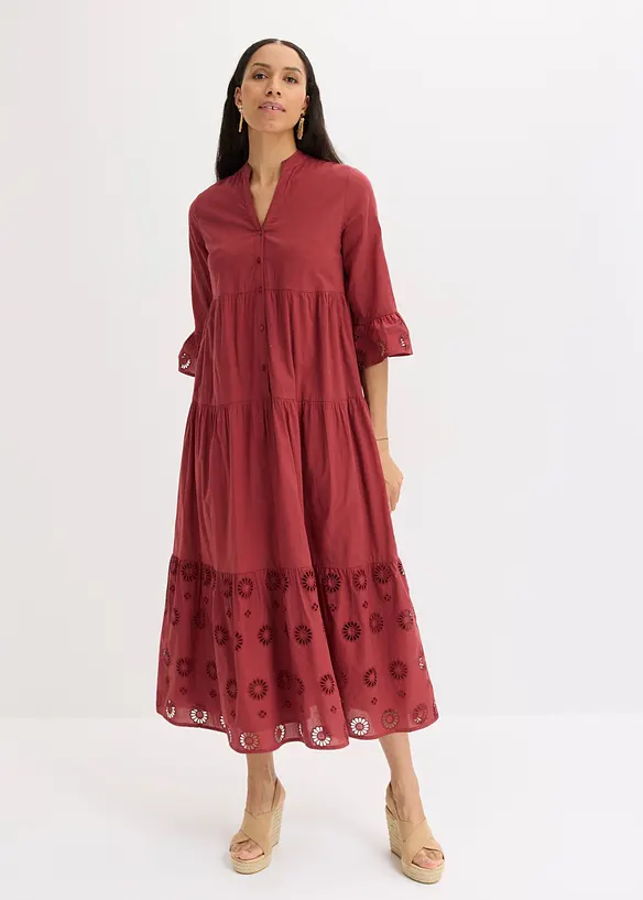 Abito lungo in puro cotone, bonprix