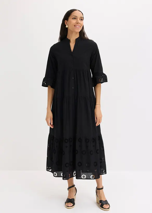 Abito lungo in puro cotone, bonprix