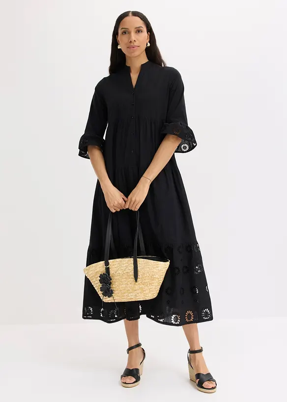 Abito lungo in puro cotone, bonprix