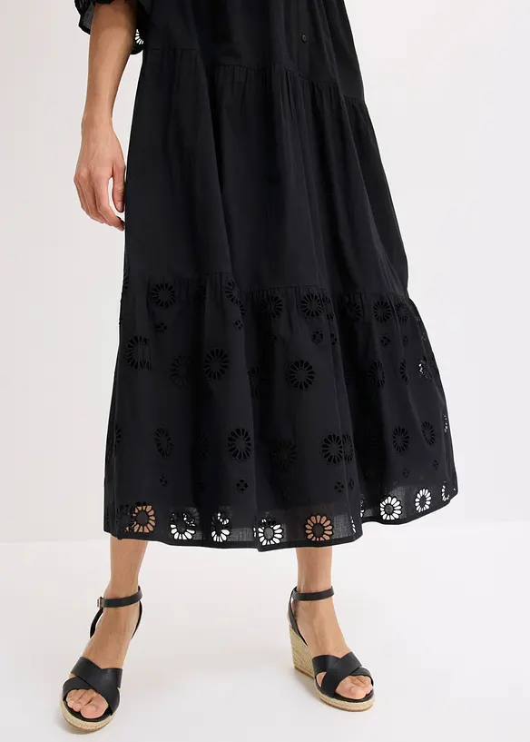 Abito lungo in puro cotone, bonprix