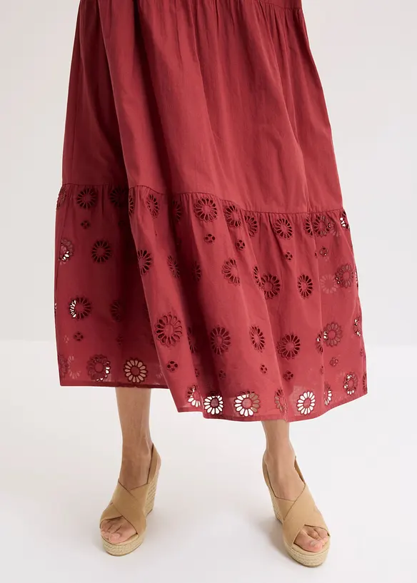 Abito lungo in puro cotone, bonprix