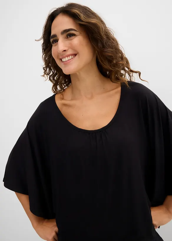 Maglia con maniche a pipistrello in viscosa, bonprix