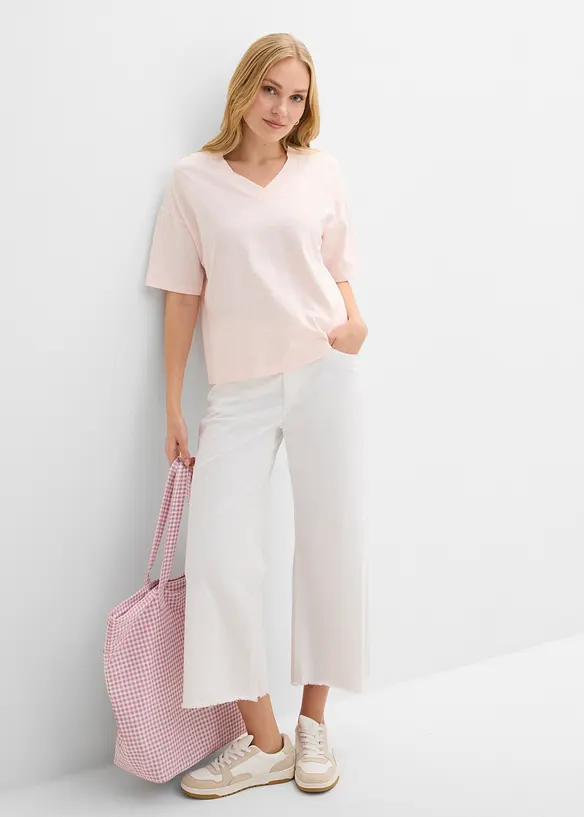 T-shirt oversize in puro cotone biologico, bonprix