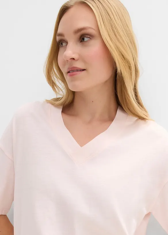 T-shirt oversize in puro cotone biologico, bonprix