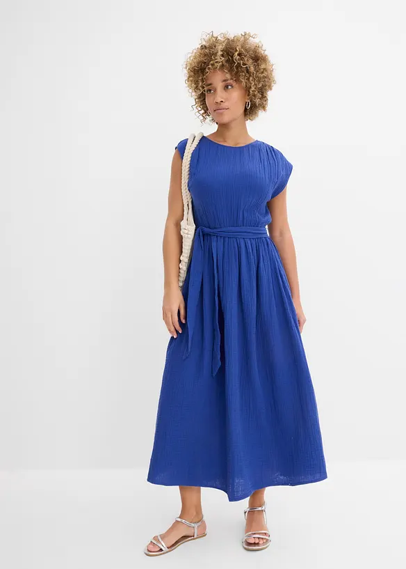 Abito midi in puro cotone, bonprix