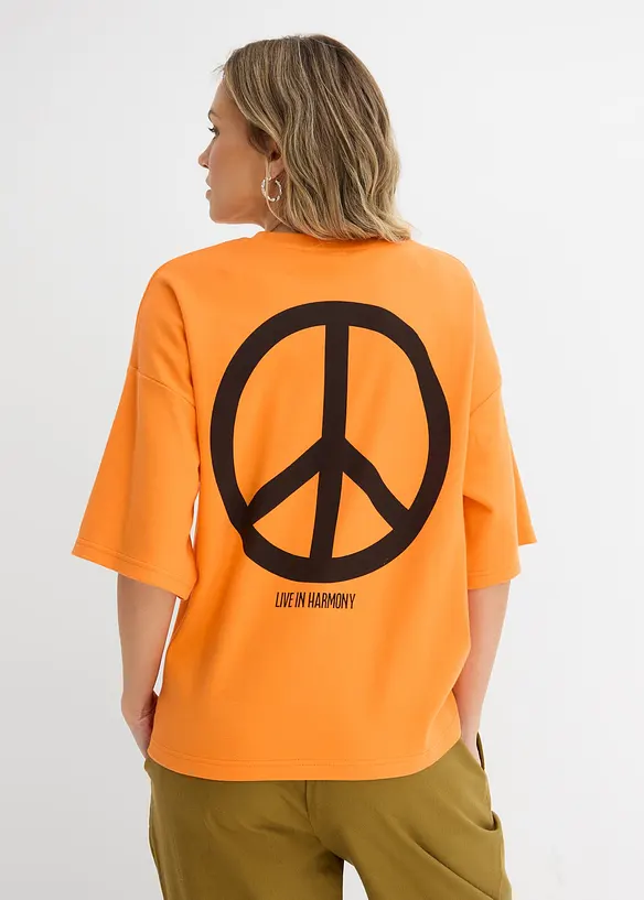 Maxi maglia in puro cotone biologico, bonprix