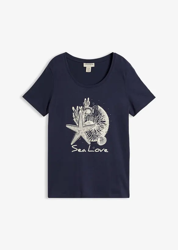 T-shirt con stampa Sea Love, bonprix