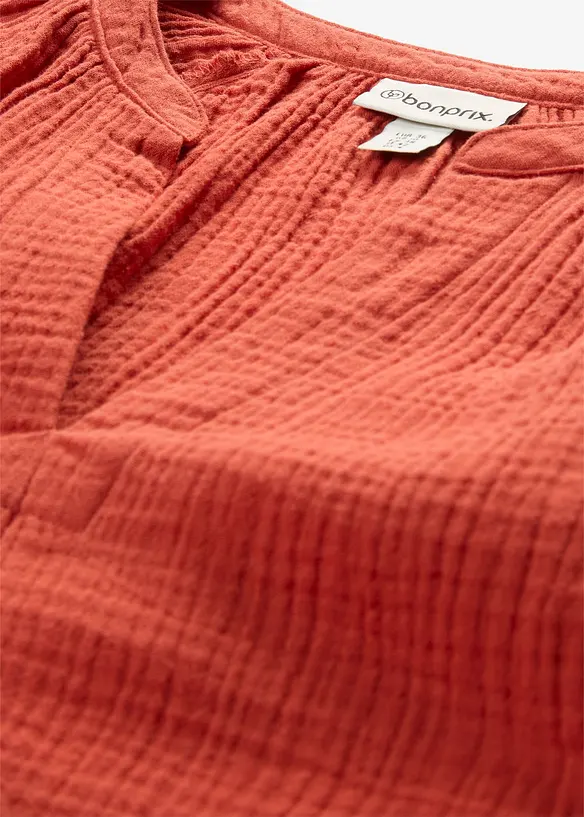 Blusa oversize in mussola, bonprix