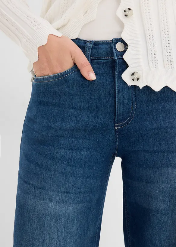 Jeans culotte ultra morbidi, bonprix