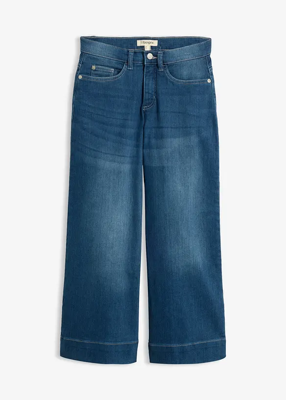 Jeans culotte ultra morbidi, bonprix