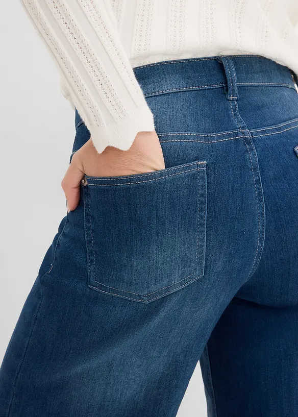 Jeans culotte ultra morbidi, bonprix