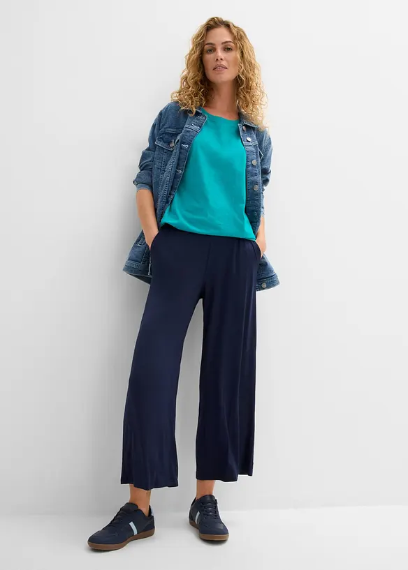 T-shirt lunga in puro cotone, bonprix