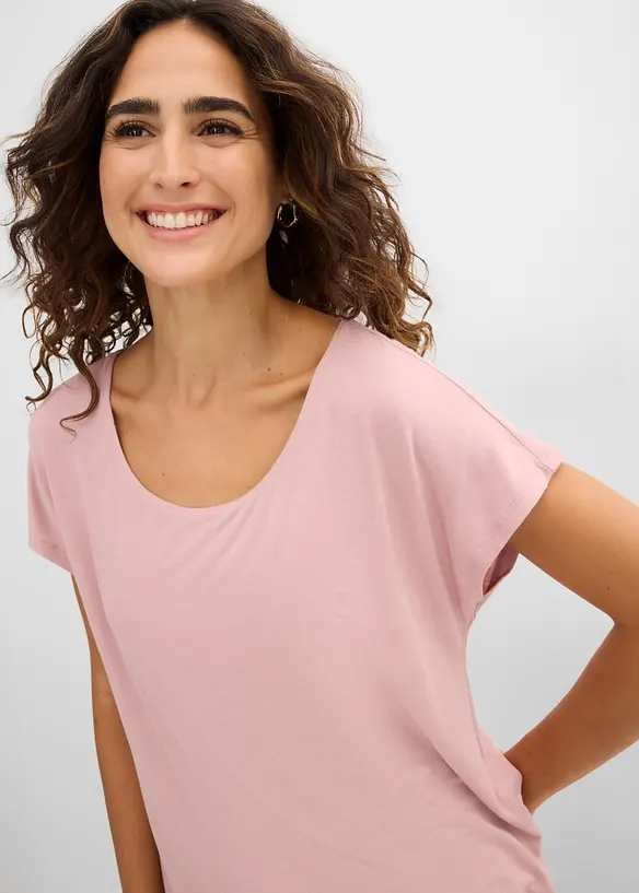 Maglia lunga in morbido misto viscosa, bonprix