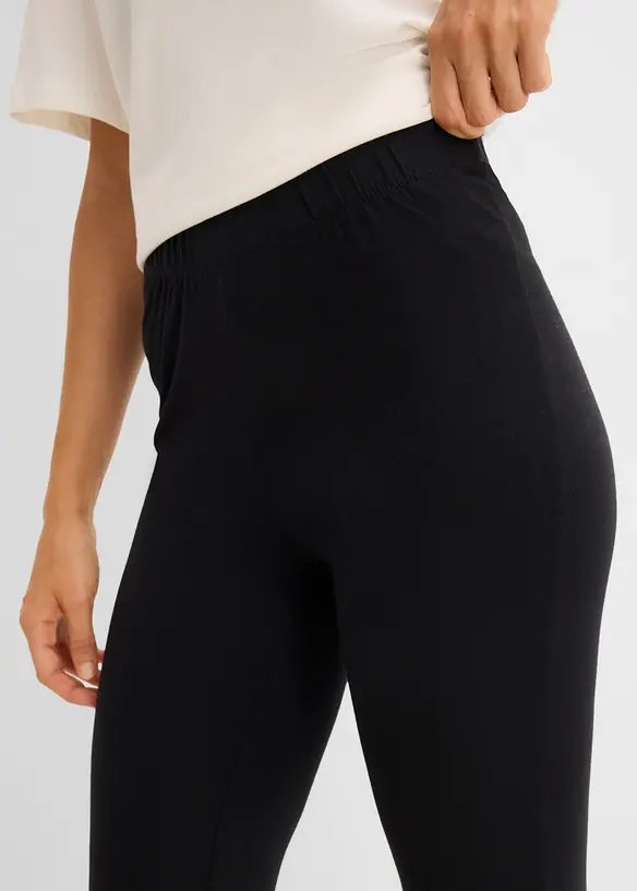 Leggings a pinocchietto con pizzo, bonprix