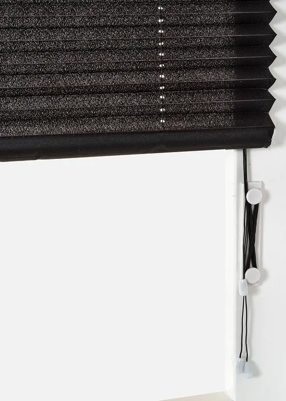 Tenda plissettata semioscurante con velcro adesivo, bonprix