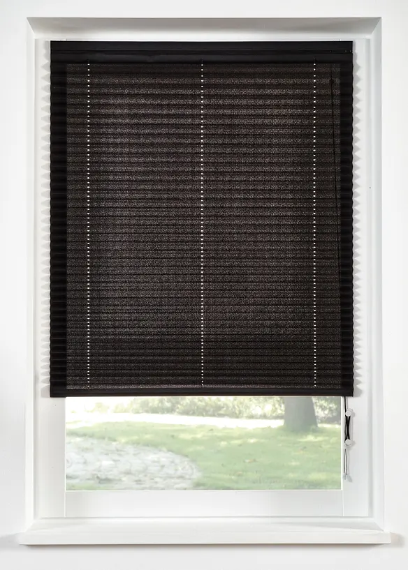 Tenda plissettata semioscurante con velcro adesivo, bonprix