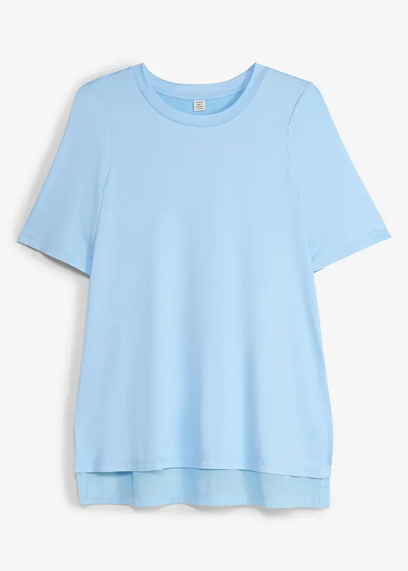 T-shirt lunga per sport con mesh, ad asciugatura rapida, bonprix