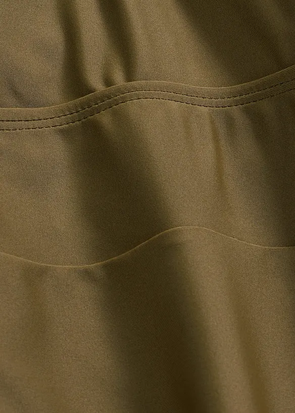 Costume intero con effetto modellante leggero e scollatura squadrata, bonprix