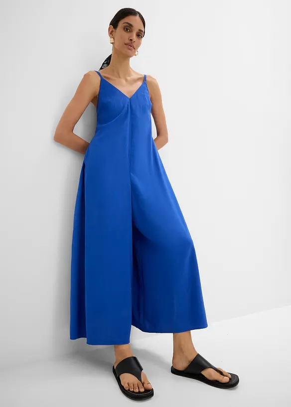 Tuta elegante in misto viscosa con spalline regolabili, bonprix