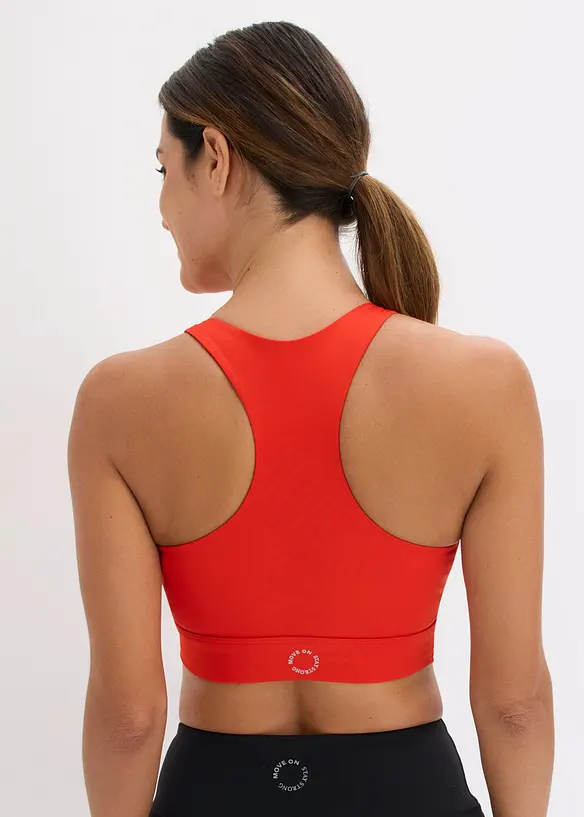 Reggiseno sportivo con spalline olimpioniche e leggero sostegno, bonprix