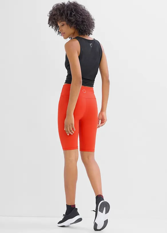 Pantaloncini funzionali ultraleggeri con vita comoda, asciugatura rapida, bonprix