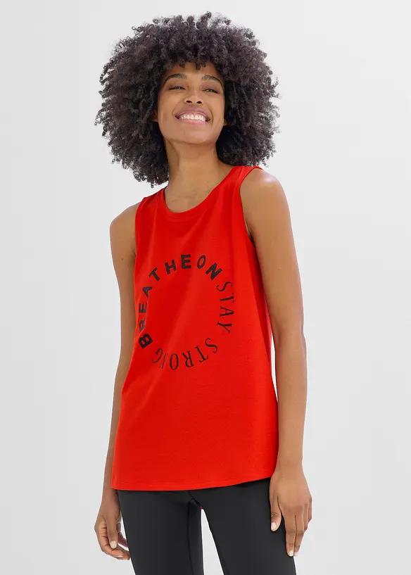 Top per sport leggero, asciugatura rapida, bonprix