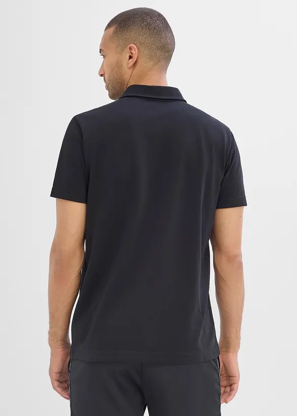 Polo per sport con cerniera, asciugatura rapida, bonprix