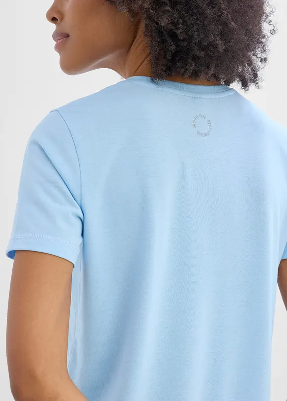 T-shirt per sport con cotone, ad asciugatura rapida (pacco da 2), bonprix
