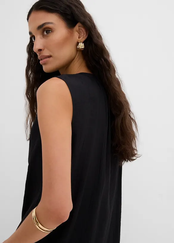 Top con collo alla coreana, bonprix