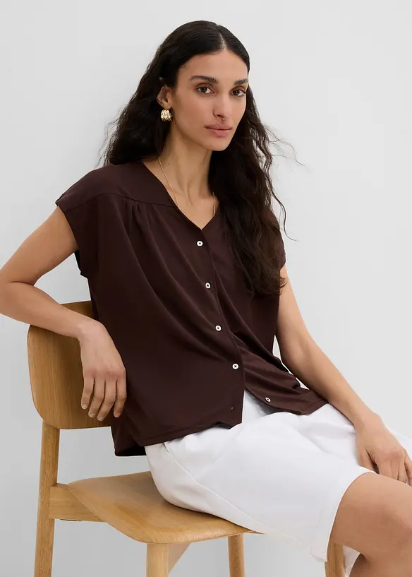 Maglia in piquet di viscosa, bonprix