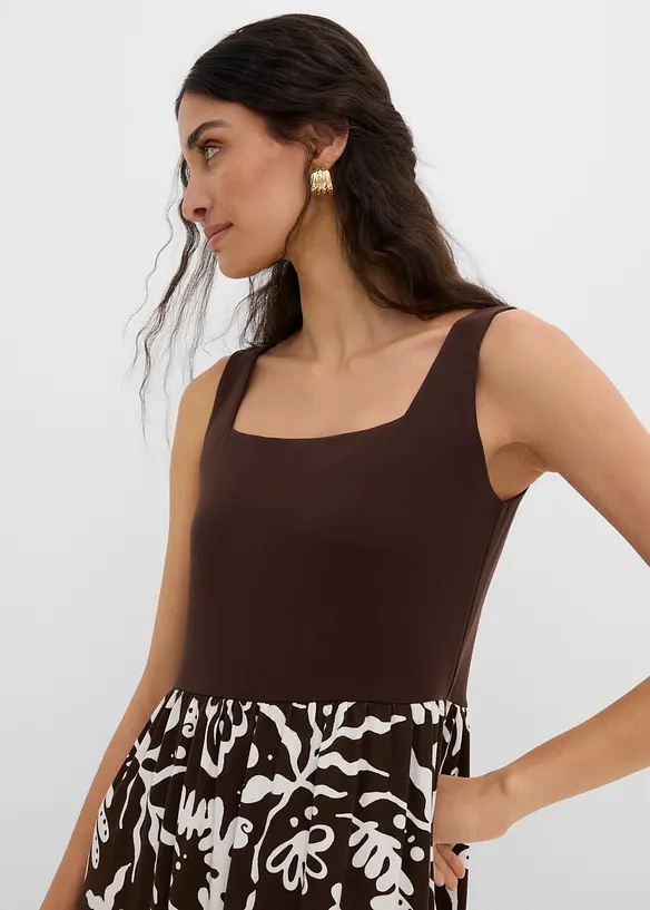 Abito di jersey in misto viscosa, bonprix