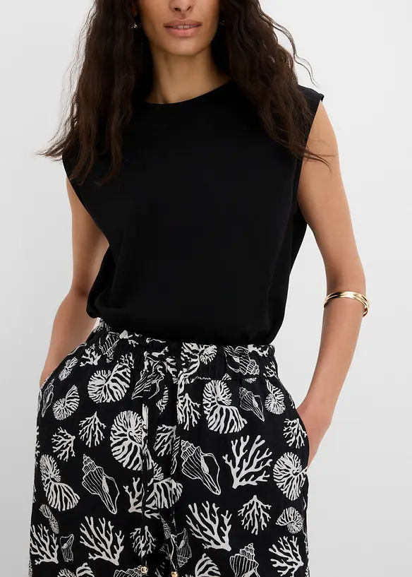 Shorts in misto viscosa con elastico in vita, bonprix