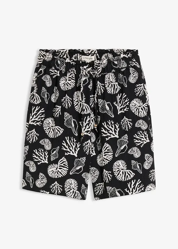 Shorts in misto viscosa con elastico in vita, bonprix