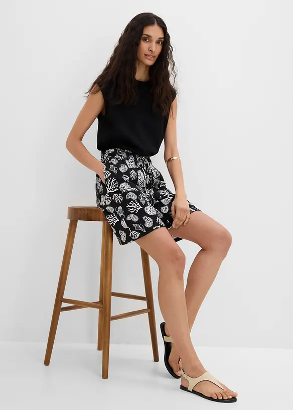Shorts in misto viscosa con elastico in vita, bonprix