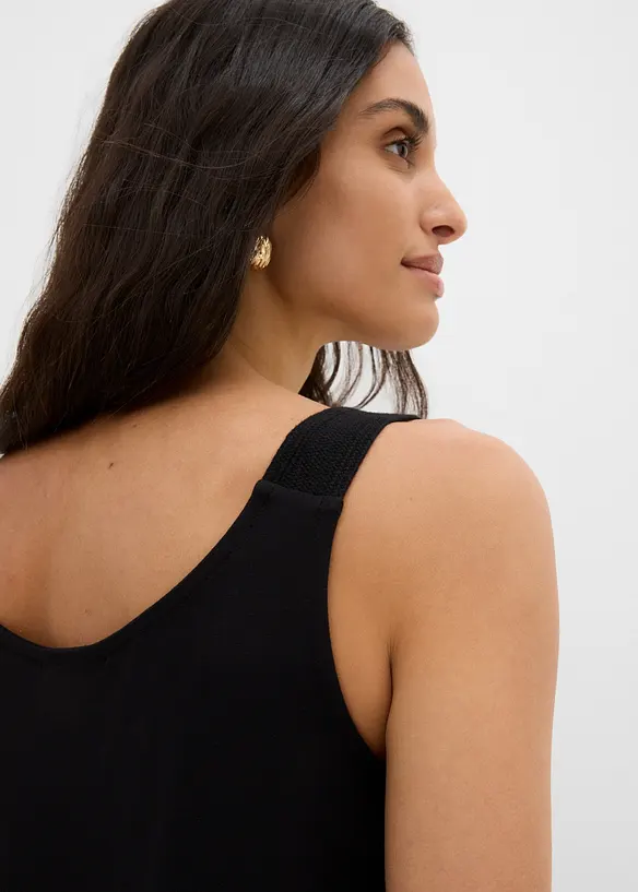 Top in misto viscosa, bonprix