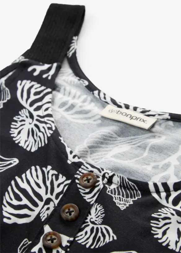 Top in misto viscosa, bonprix